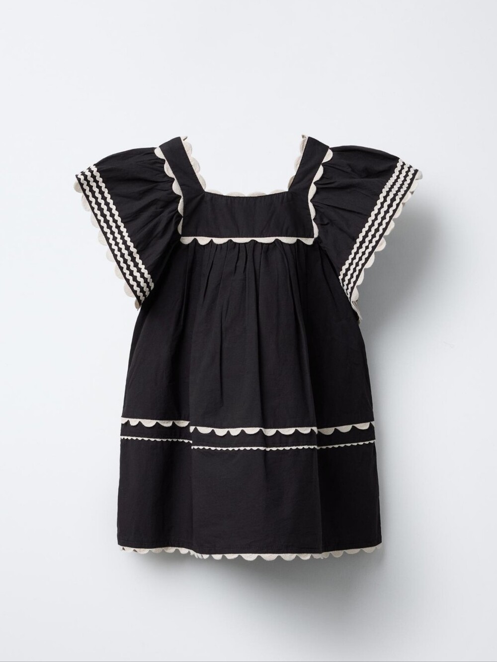Zara Contrast Wave Dress (size 6 years)